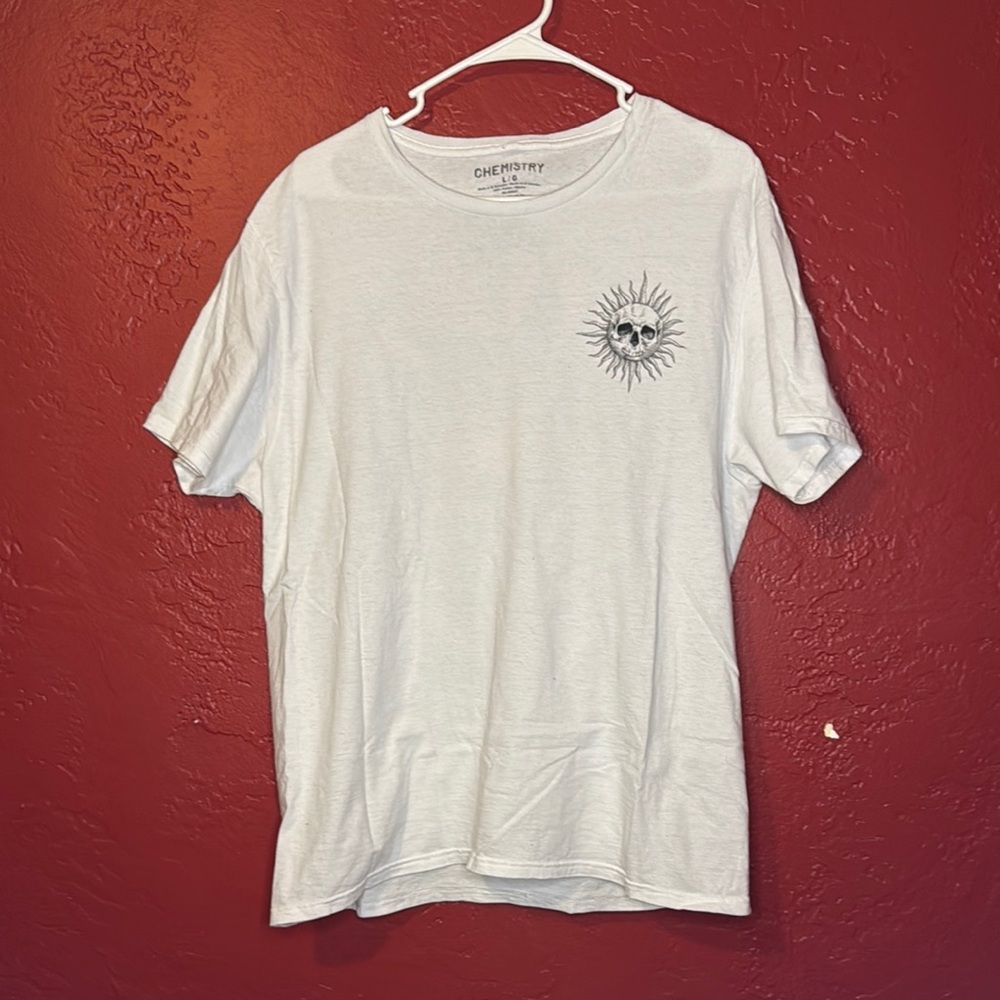 Chemistry White Short Sleeve Tee with Graphic